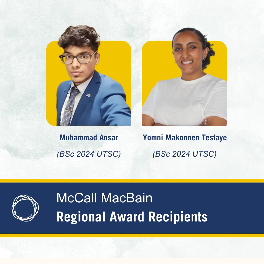 🌟 McCall MacBain Finalist & Regional Award Spotlight 🌟 Congratulations, all! Read about the McCall MacBain scholarship and recipients at: uoft.me/mm2024