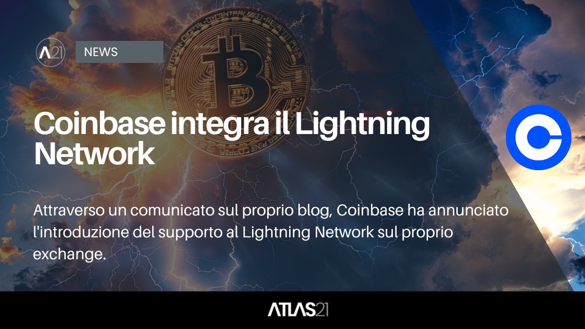 BITCOIN - Attraverso un comunicato sul proprio blog, Coinbase ha annunciato l'introduzione del supporto al Lightning Network sul proprio exchange. 

L'integrazione verrà effettuata in collaborazione con l'azienda Lightspark, guidata dal Ceo e co-fondatore David Marcus, noto per i…