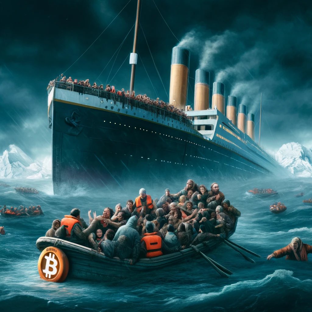 Bitcoin is a lifeboat on the titanic, but one can hold many people. Stop worrying about having a whole coin, just collect sats. There are nearly 50 million millionaires in the world, and only ~19 million bitcoins