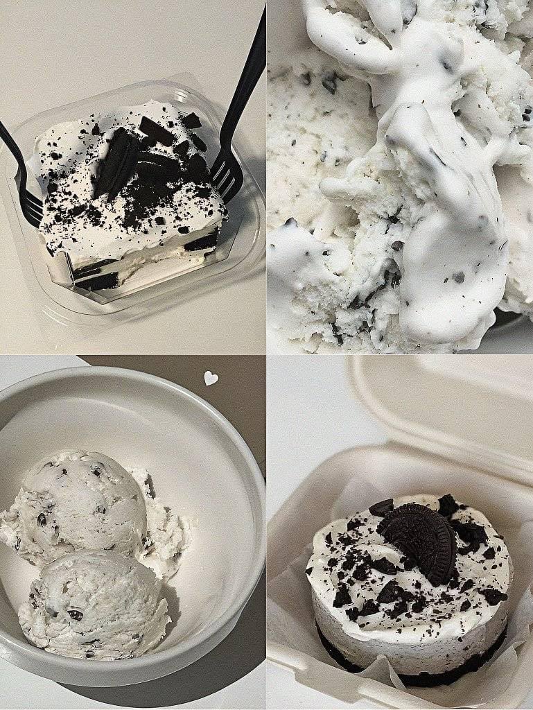 cookies and cream ice cream 🍦🍨