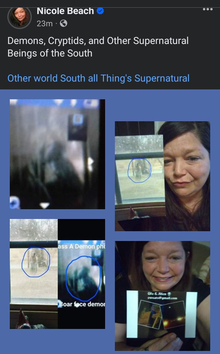 Facebook Link in Bio! Other world South all Thing's Supernatural 👻