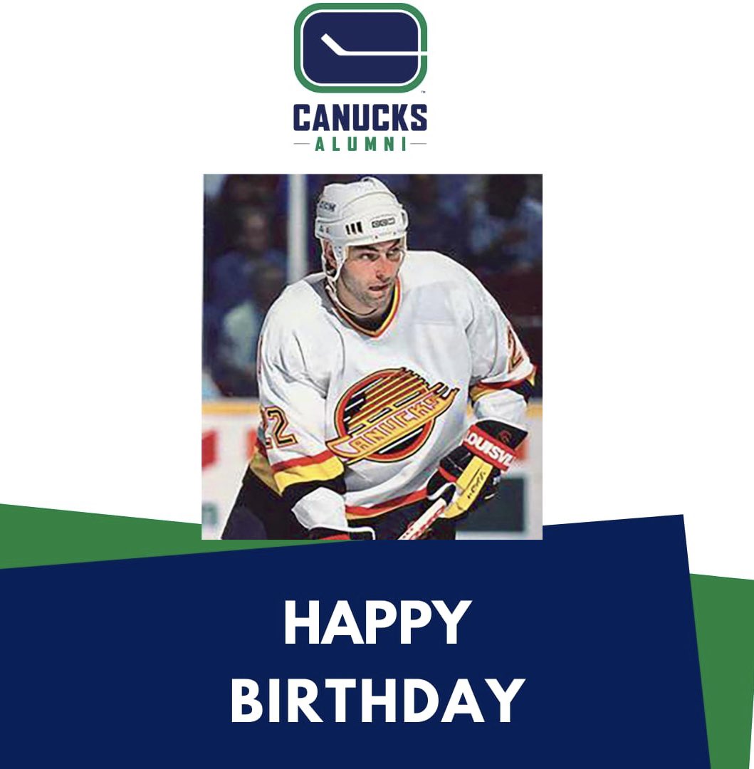 Happy birthday Jeff Brown 🥳
#CanucksAlumni