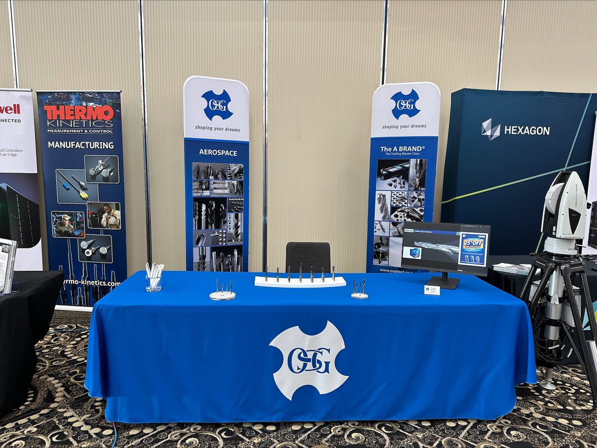 Winnipeg 🚨 We are all set and ready for you!

Come by and see OSG's, Jason Kennedy, at the Victoria Inn Hotel and Convention Centre today.

Details: metalworkingexpo.com/expo/winnipeg/

#winnipeg #osgcanada #cuttingtools #manufacturing #metalworking #expo #shapingyourdreams #cnc
