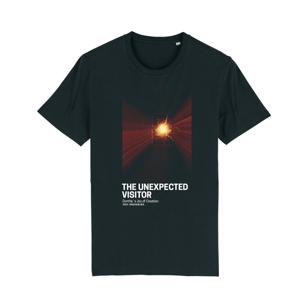 23ArtCollective's tweet image. Unisex t-shirt “THE UNEXPECTED VISITOR“ by @DortheJOC, 100% organic cotton, S-XXL, black.

🪙Pay with PayPal or Cryptos (Coinbase Commerce)
🌐Worldwide Shipping
👑High-Quality T-Shirt

nft-merch.io/product/t-shir…

#NFTee #NFTshirt #NFTMerch #23Artists #BackinBlack