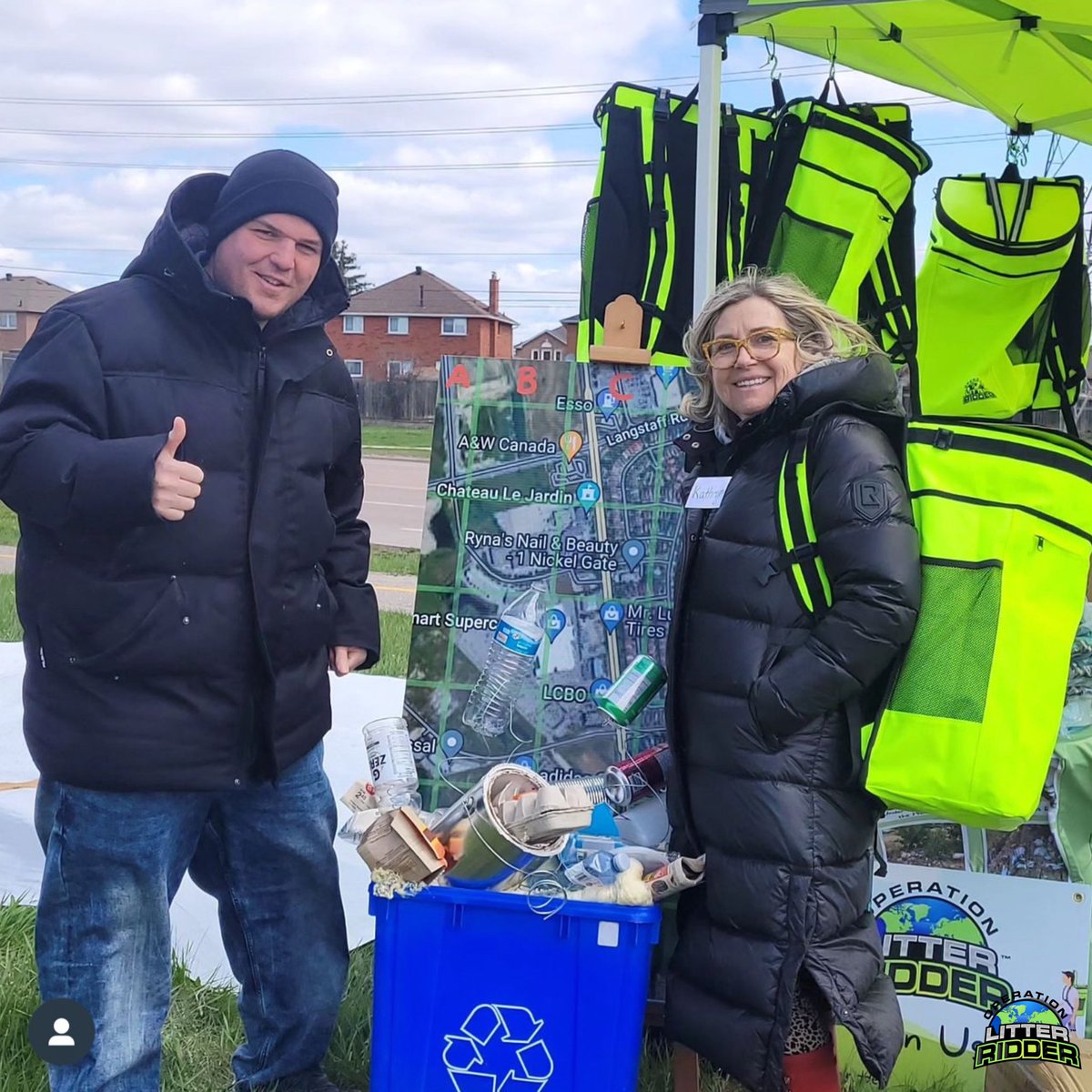 Thank you @adrianovolpentesta for attending our Earth Day clean up event! ☺️ We appreciate the support and an equal passion for litter control 🙌👏 Vaughan is lucky to have you! 

#litterpicking
#littering 
#litterpick 
#littercleanup