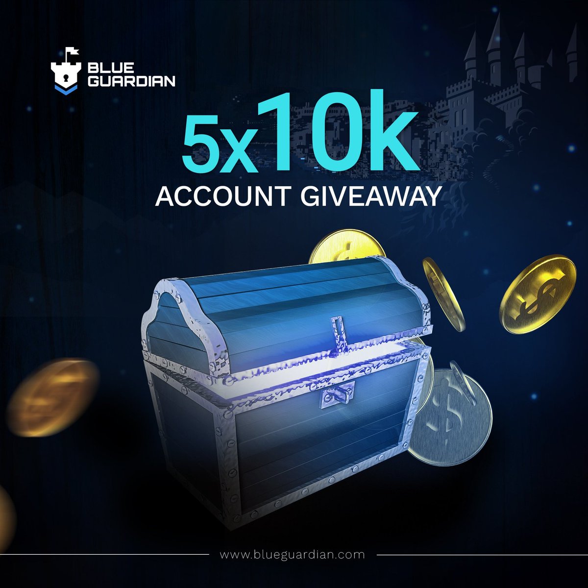 🎁 5x10K BG Giveaway 🎁

5 X 10K Challenges.

🔹Follow @BlueGuardiancom @BaintzCEO @Adam_Aabaad @_DidZW & @SealFunded

🔹Like & Retweet

🔹Tag a Buddy. 

⌚ 48 Hours

#Blueguardian #GiveawayAlert