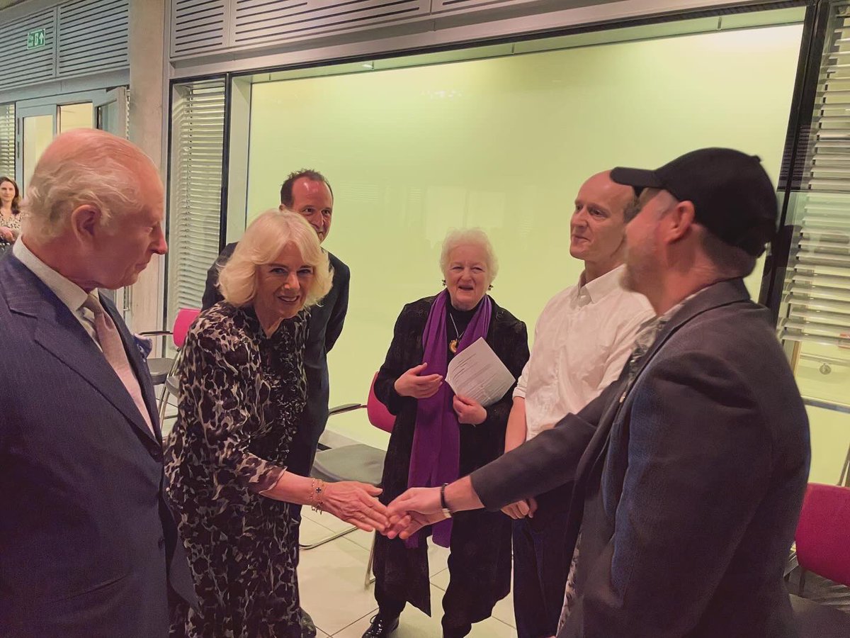 Steve Young UK (@steveyounguk) on Twitter photo Such a random day 😁 The King & Queen were really easy to talk to 
❤️
Talking to people like Professor Karl Peggs (to my right) gave me such an insight into the many trials happening here right now. Incredible minds! #CancerResearch #uclh #royal #king #queen Such a random day 😁 The King & Queen were really easy to talk to 
❤️
Talking to people like Professor Karl Peggs (to my right) gave me such an insight into the many trials happening here right now. Incredible minds! #CancerResearch #uclh #royal #king #queen
