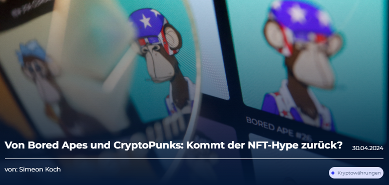 Von Bored Apes und #CryptoPunks: Kommt der #NFT-Hype zurück?

Hier geht's zum Artikel: 
hkcmanagement.de/tradingroom/vo…