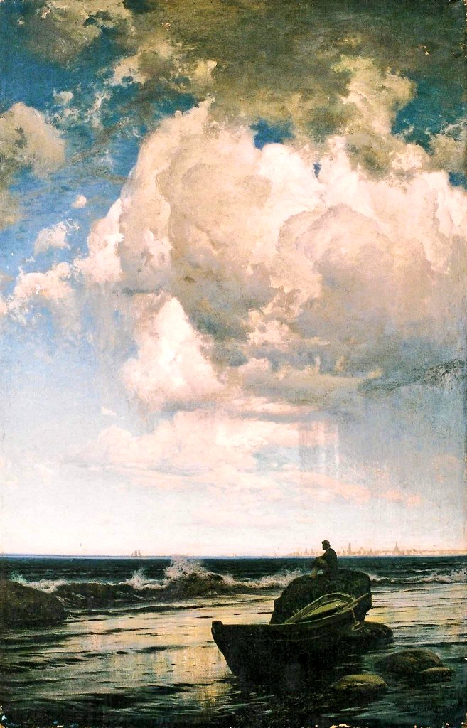 'Let everything happen to you: Beauty and Terror. And just keep going. No feeling is final.' ~ Rainer Maria Rilke ⁣ Storm Clouds⁣ (1884⁣) 🎨 Vladimir Orlovsky