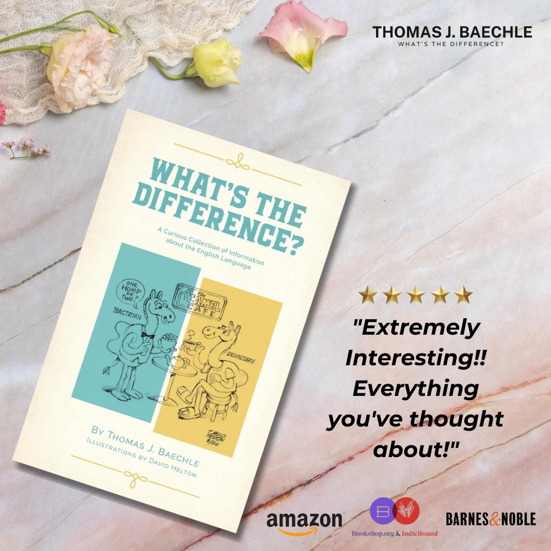 Get ready for a journey of thought-provoking revelations! Dive into this intriguing book and explore the depths of everything you've ever pondered.
.
Now available on Amazon: amzn.to/3Do7PJ1
.
#whatsthedifference #thomasbaechle #wordmeanings #englishlanguage #similarwords