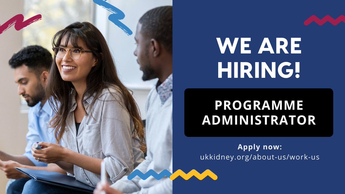 Do you know anyone looking for a part-time administrator role? We have a new position for a Programme Administrator to support the Advanced Kidney Care Clinic Project with our @ThinkKidneys team! 🔸Flex working + remote 🔸3 years fixed ⏳Apply by 8 May 👉 bit.ly/3j2rvvh