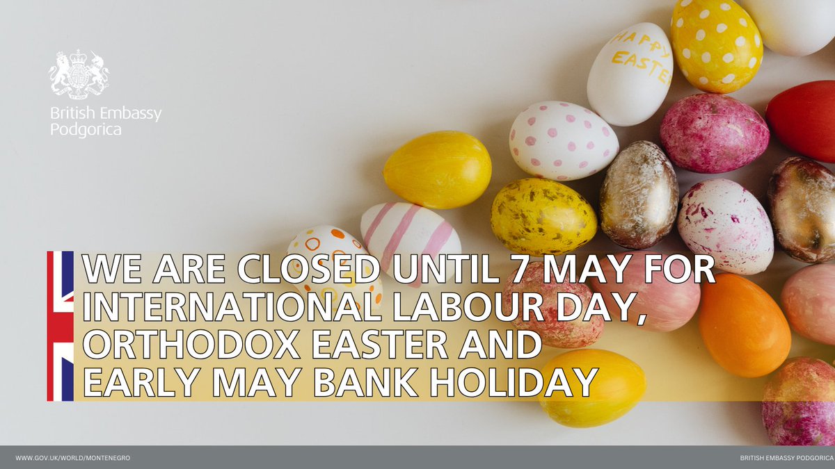 We are away from tomorrow until 7 May. While we are closed, you can still get in touch with us by calling +382 20 420 100. Srećni praznici!