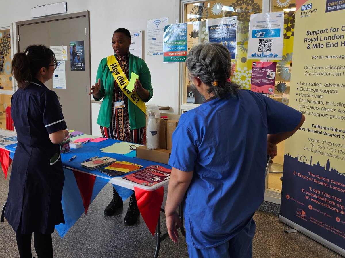 What a fantastic start of 'Experience of Care Week' at the Royal London Hospital. Over 40 members of staff and 12 patients/relatives engaged meaningfully and offered suggestions on how we can improve patient experience at the RLH.