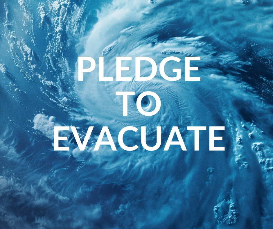 Oldsmar's tweet image. PLEDGE TO EVACUATE
The City of Oldsmar officially launched it's Pledge to Evacuate campaign during the recent Hurricane Expo. Check out the video, and be sure to take a few moments to take the Pledge to Evacuate! ayr.app/l/cV5d
