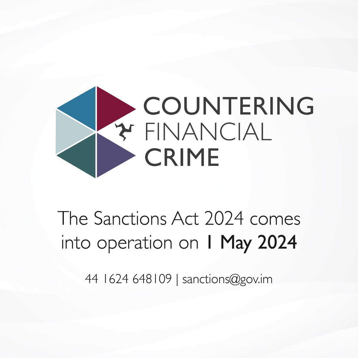 The Sanctions Act 2024 comes into effect tomorrow. #Sanctions are bans/restrictions put in place to maintain or restore international peace and security. Find out what's changing, how it might affect you and where to get further information 👉 gov.im/news/2024/apr/… #isleofman