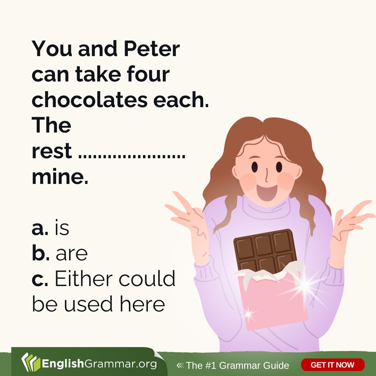 Anyone?

Find the right answer here: englishgrammar.org/commonly-confu…

#amwriting #writing #grammar