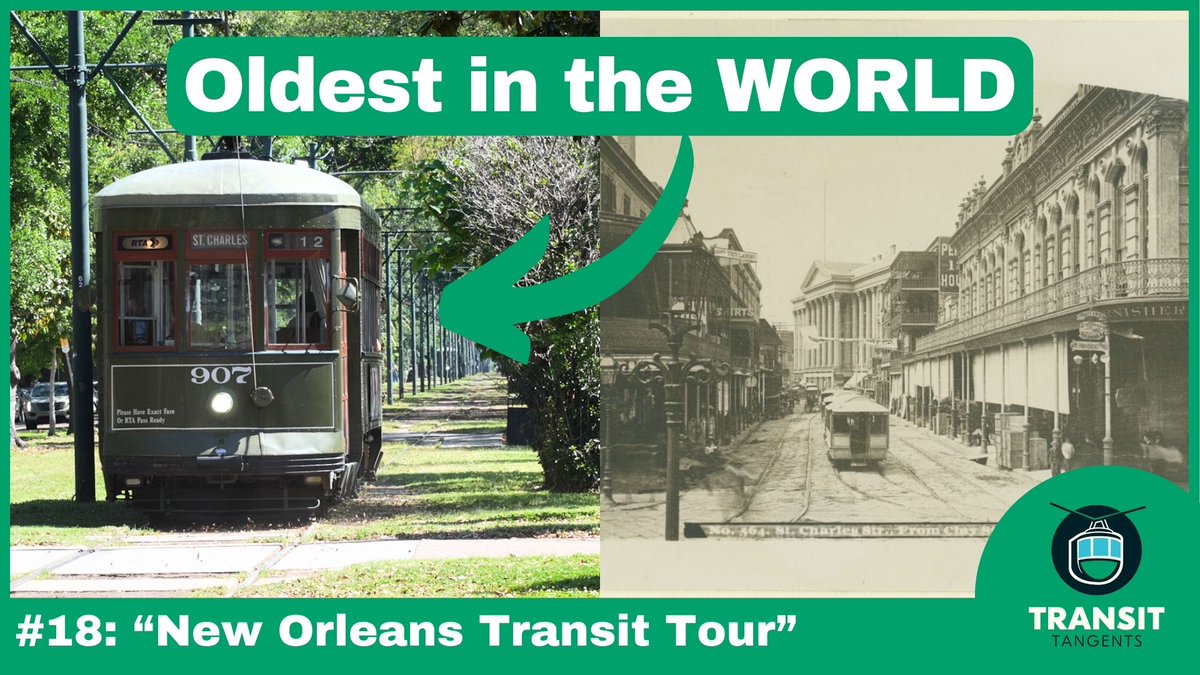 New Orleans Using ONLY Public Transit! We ride the OLDEST Continuously running streetcar in the world, visit popular spots around the city, ride the bus, try the bike share, and a ton more! Full Episode Out Now!