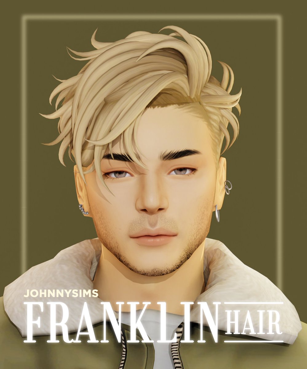 Franklin Hair is now up for download ✨

📌Get it on my patreon! Link in my bio.
(public release on 05/14)

#TS4 #TheSims4 #sims4cc #s4cc
