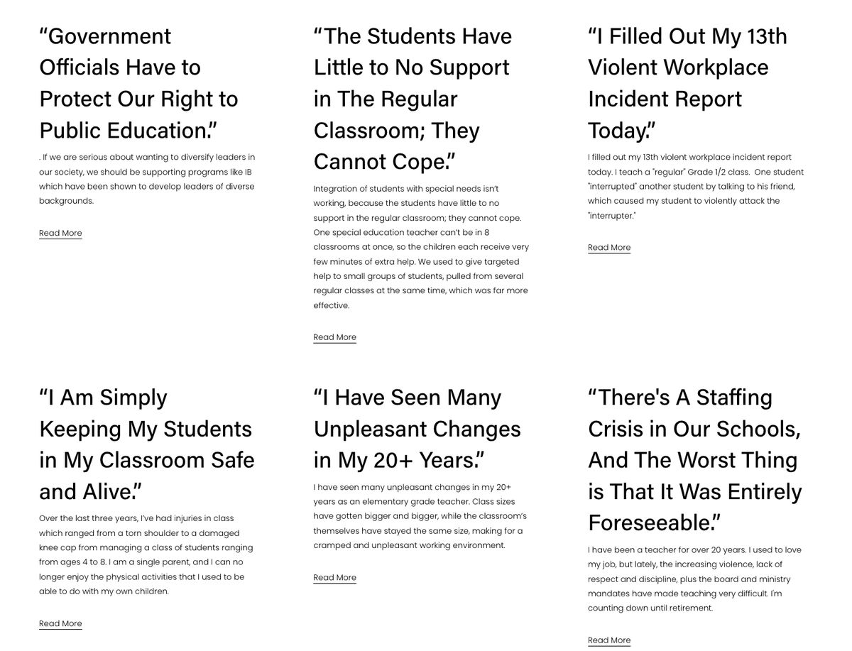 fundschoolson's tweet photo. @Sflecce @fordnation We want kids to be able to go to school and learn too, @Sflecce. Just like we want teachers to feel safe and supported at their workplaces. But look at these stories: https://t.co/j4JOa0eyMY

There is a crisis unfolding. This government needs to #FundOurSchools now! https://t.co/5ZiWZkIAGQ