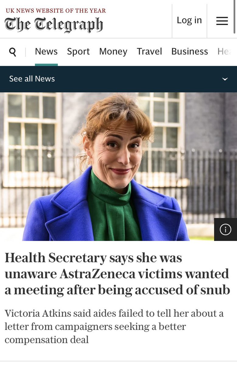 @Telegraph surely the @DHSCgovuk were aware…many of us have been writing to them for 3 years now. All we get is a stock reply: we are too busy and it is not the time to reform VDPS. #vdpsreform 5 health secretaries and none of them knew we wanted a meeting? @VictoriaAtkins