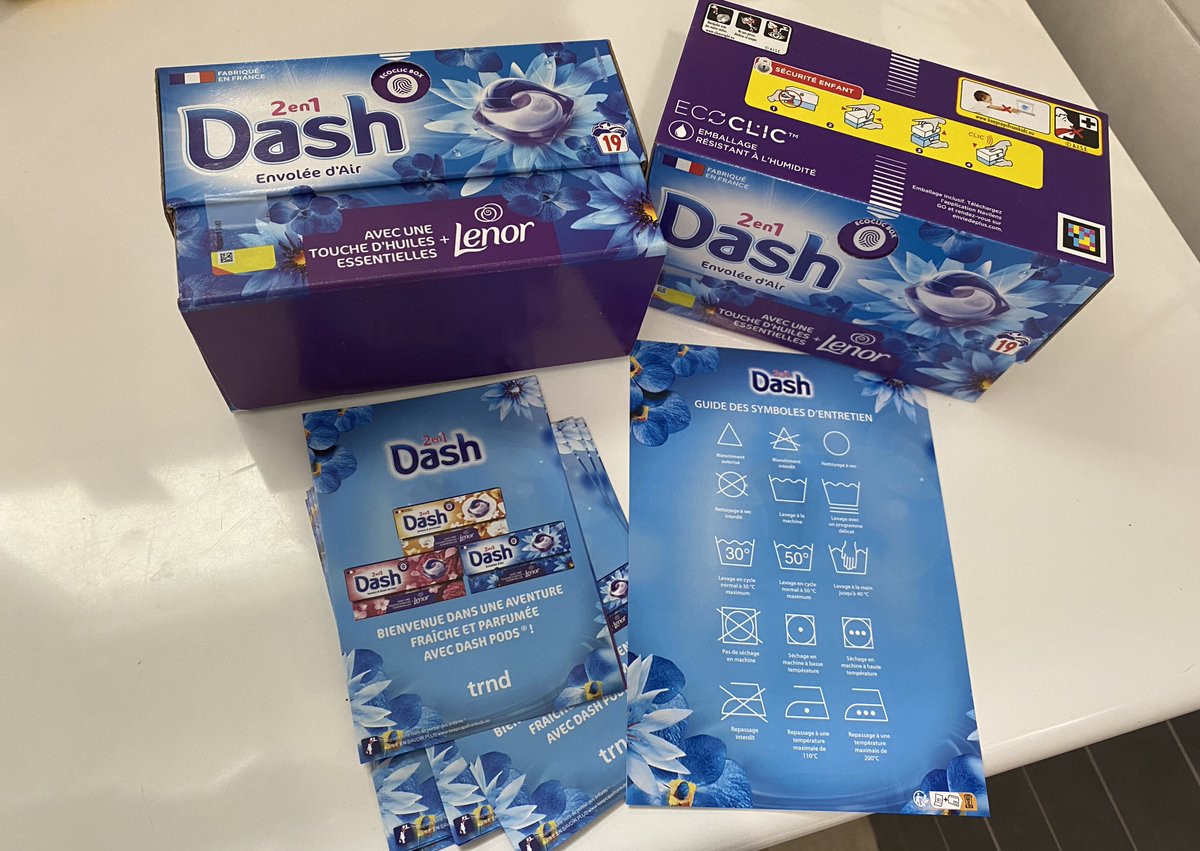 encore un produit à tester #Dash #DashRéconfort #CollaborationCommerciale #ProduitOffert