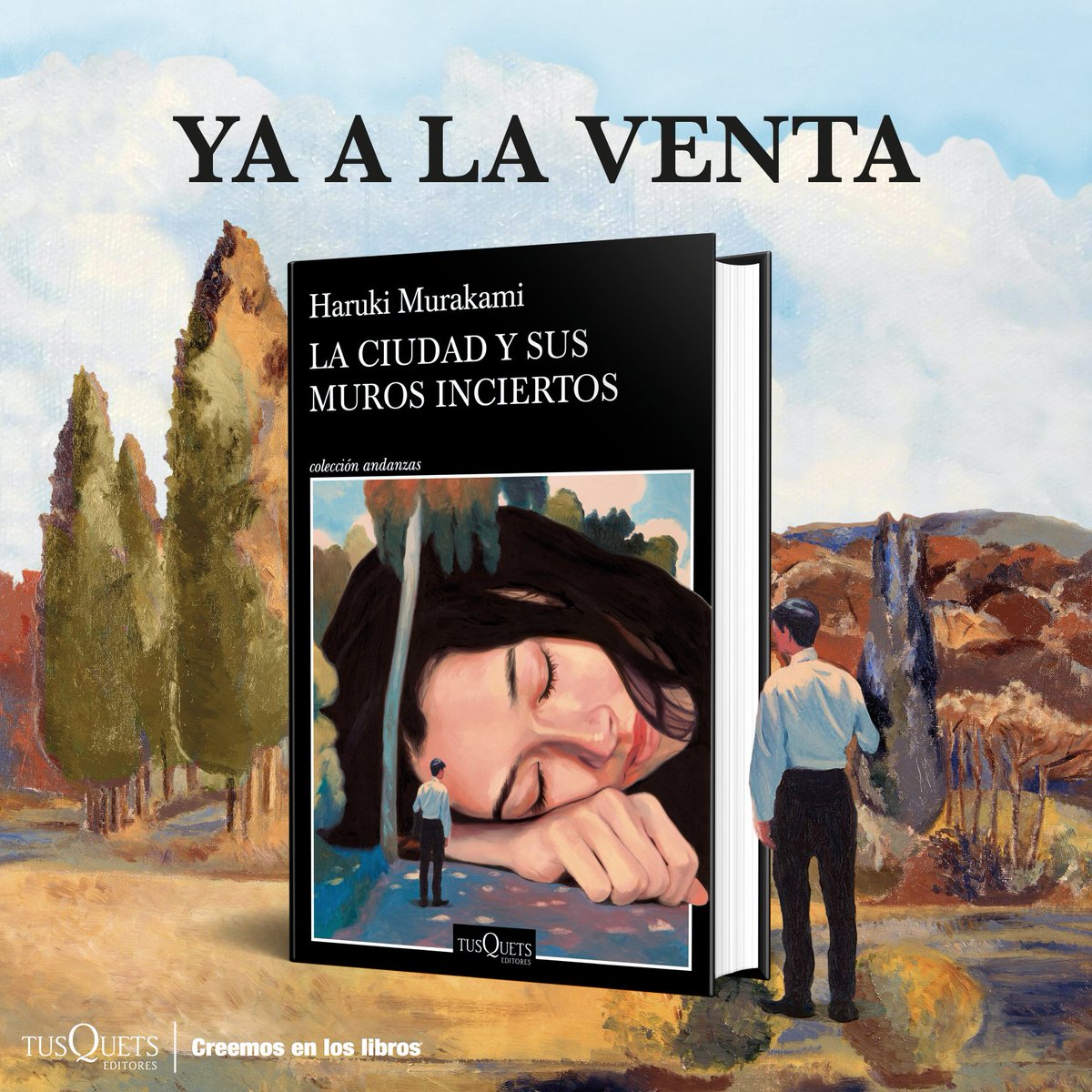 Cuando nos rodean los muros, la aventura de toda una vida quizá consista en franquearlos.

'La ciudad y sus muros inciertos' es el esperado regreso a la novela del autor japonés Haruki Murakami.

#CreemosEnLosLibros 📚