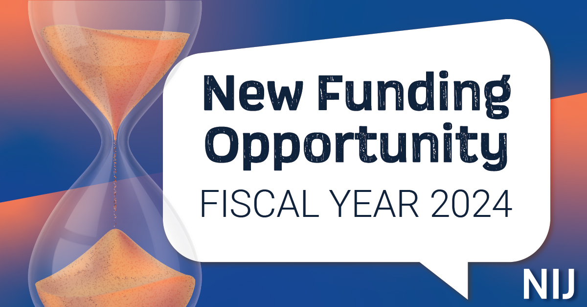 CLOSING SOON: NIJ's Solicitation on Evaluating Strategies to Advance the Implementation of Evidence-Based Policies and Practices.

─ Deadline 1: 5/14/24 at 11:59 pm ET  
─ Deadline 2: 5/28/24 at 8:59 pm ET

nij.ojp.gov/funding/opport… #ResearchFunding #ScienceFunding