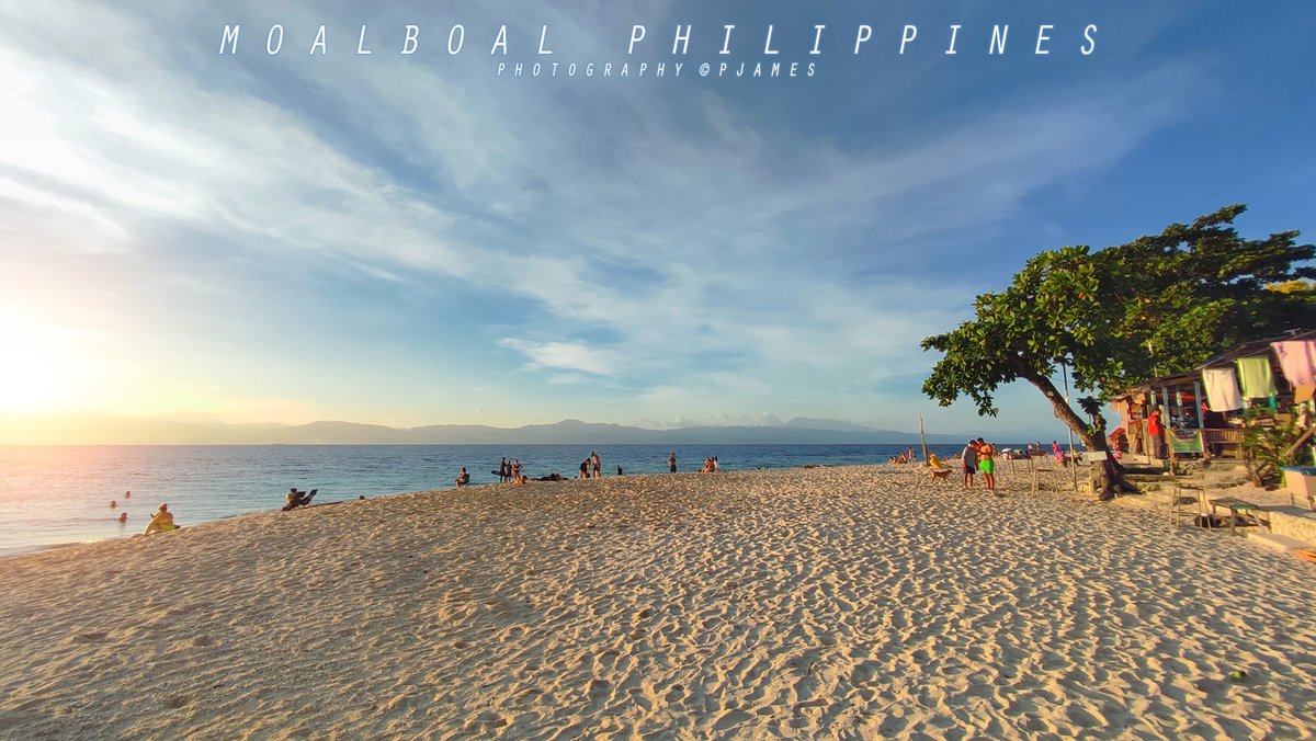 Beach Life Therapy: 4:59pm - Golden Hour on White Beach; enjoying the last 30min. of sunshine, before the sunset: Moalboal Cebu, The Philippines. #ThePhotoHour #TheStormHour #travelphotography #bantayanisland #bantayan #photography #Xiaomi @TourismPHL #sunset #beachlife