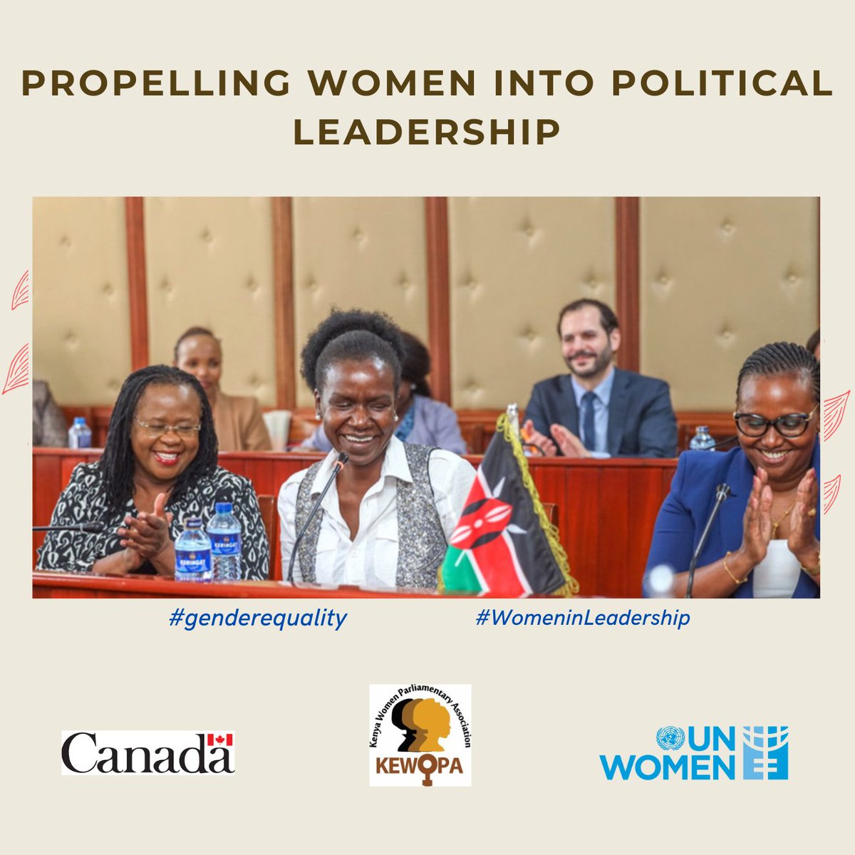 ✨ We are proud to partner with @KEWOPA to enhance women's political participation by equipping them with leadership, advocacy, and communications skills. 🇰🇪 🔷 Funded by @CanHCKenya 🇨🇦 ✅ #genderequality #womeninleadership 🔗shorturl.at/ktRX2