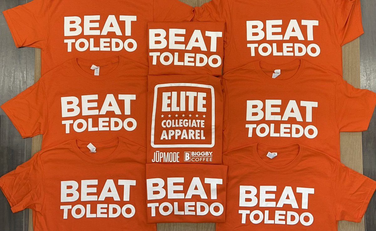 FREE #BEATTOLEDO shirts are available today only to anyone headed to Steller Field to cheer on the Falcons! Sizes S-3XL are available, no purchase is necessary. Go Falcons! #BEATTOLEDO