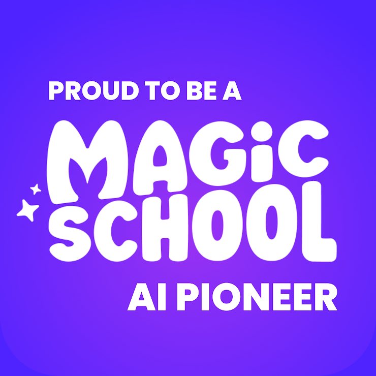 Excited to be a @magicschoolai pioneer