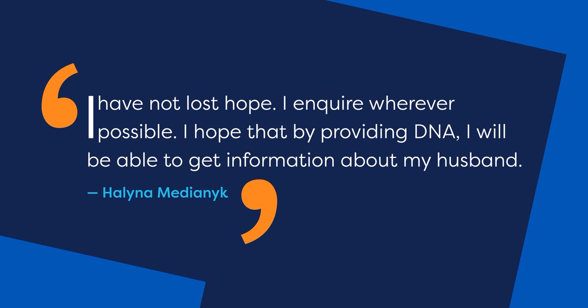 In the Tell Us Your Story series, families of the missing from #Ukraine speak about their experience and the challenges they face. #ICMP supports families by helping the authorities to develop and maintain effective processes to account for #missingpersons.