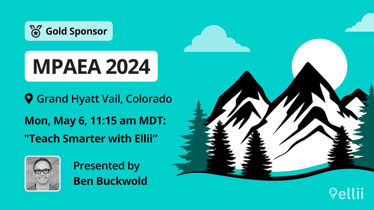 Ellii is a proud Gold Sponsor of the MPAEA 2024 conference. Join Ellii's CEO, Ben Buckwold, next Monday, May 6, for his presentation on how to Teach Smarter with Ellii. Make sure to join us for this insightful session. #ELL #ELT #Ellii #MPAEA2024 #conference #teachenglish