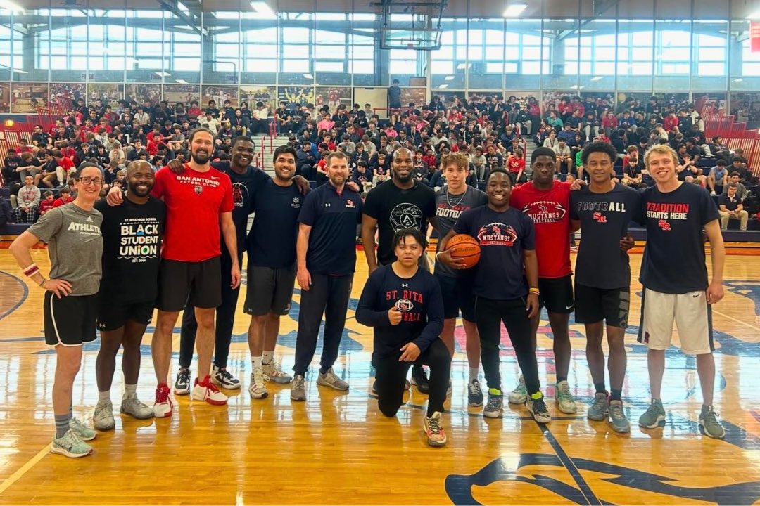 A special shoutout to our Senior Blue Team as they were crowned the Champions of our Mustang Madness Basketball Tournament! Congratulations again to all of our spring sport teams! #strita #stritaofcascia #stritaspringsports