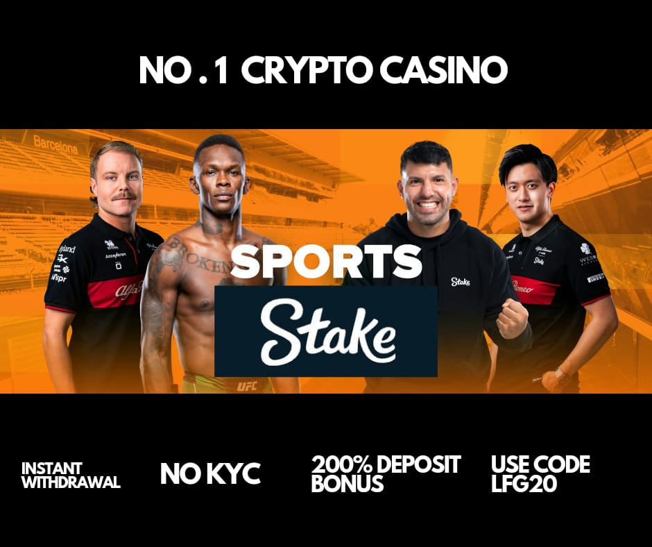 🚨Break into 2024 with No 1
#Bitcoin Sportsbook & Casino. With 200% deposit bonus.

🌟 Instant Withdrawals
🛡 NO KYC 
🏅 High Odds
🔗 EXCLUSIVE: Secure a 200% Bonus with 10x NOW         
➡️stake.com/?c=UY3J62Z8
or Use code ' LFG20 '

#CryptoCasino #BigWins #SportsBetting #BTC…