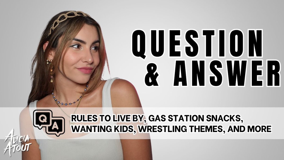 Q&A 🗣️ Rules to Live By, Gas Station Snacks, Wanting Kids, Wrestling Theme Songs, and more. youtu.be/4Bv6yj7Qdt0