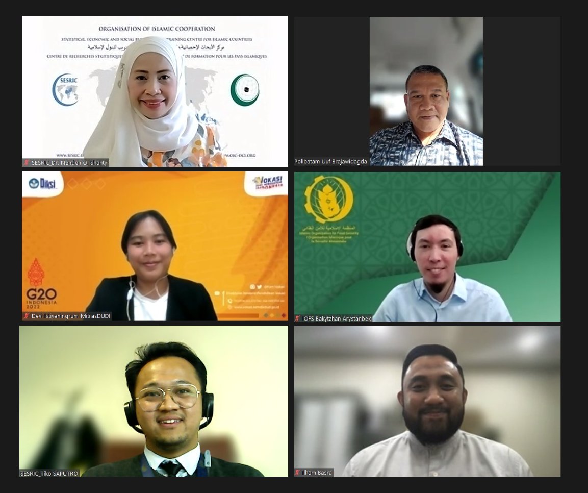 SESRIC held a virtual meeting with @Kemdikbud_RI and @IOFS_KZ on 30 April 2024, to discuss two upcoming webinar series coming in July 2024:

➡️ '#VocationalEducation in #Business and #Industry'
➡️'Digitalization in #FoodSecurity and #Agriculture'

All parties are committed to…