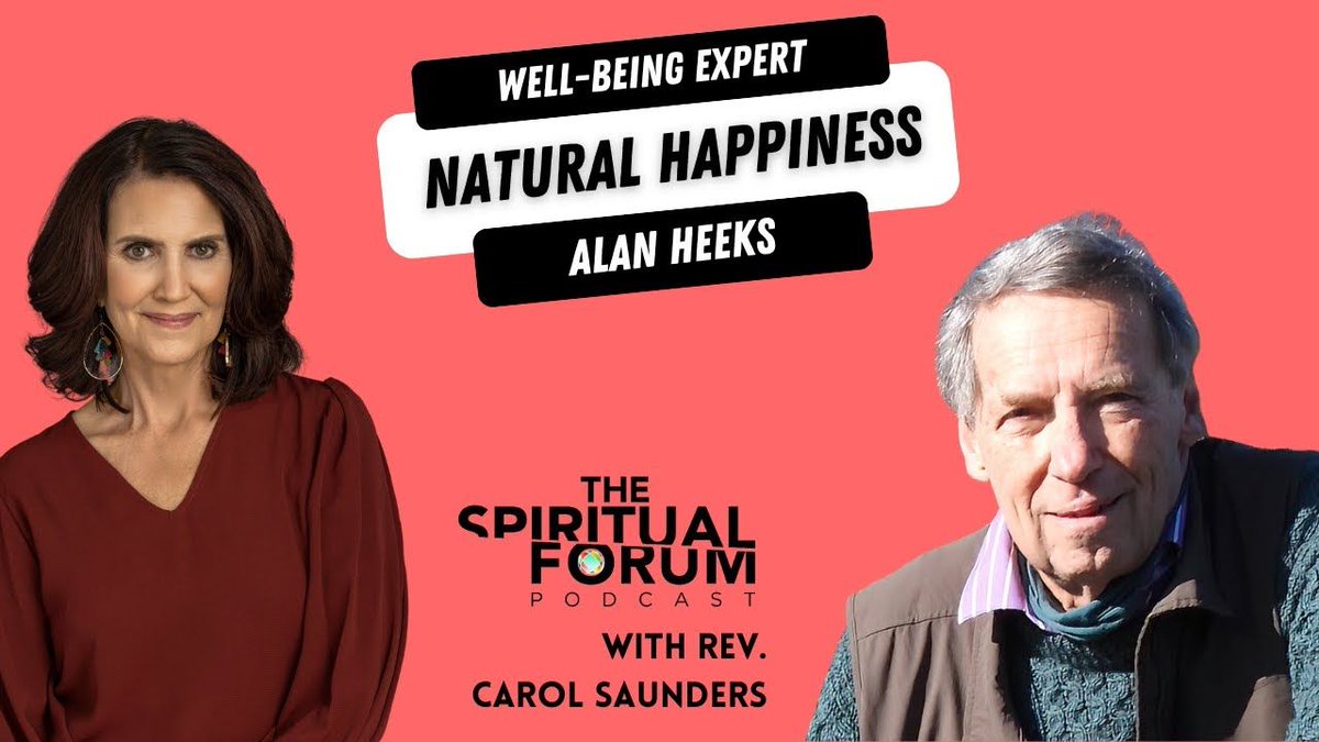 Alan Heeks joins the Rev. Carol Saunders on The Spiritual Forum Podcast (YouTube: @thespiritualforumpodcast) to discuss his Natural Approach #wellbeing #resilience #nature buff.ly/3UEMTa2