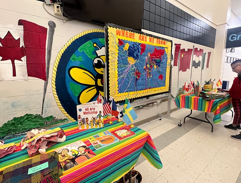 Buckle up for a virtual journey across continents! 🗺️ @Smith_Seabees's Global Festival showcased the power of cultural exchange and #GlobalEd. 🌎🏫 From delicious foods to traditional performances, they brought the world to their community! Step into the festival ➡️