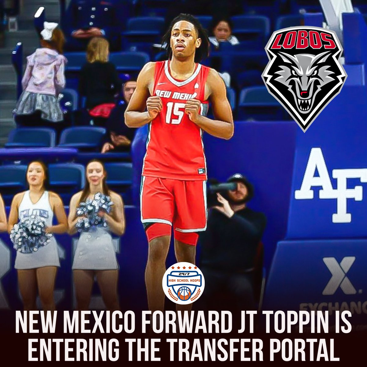 NEWS: New Mexico forward JT Toppin is entering the transfer portal, a source tells @LeagueRDY. Toppin just wrapped up his freshman season and was named to the Mountain West Second-Team along with Co-Freshman of the Year honors. He averaged 12.4PPG, 9.1RPG, 1.9BPG and 1.1SPG…