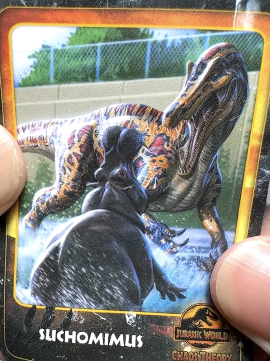 SUCHOMIMUS WITH TRIBE B RAPTORS SKIN FROM TRESPASSER IM GONNA HAVE A SEIZURE RN. I LOVE YOU CHAOS THEORY!!!!
