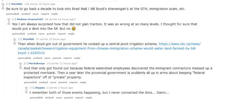 This is a really interesting Reddit screenshot. Follow the money.