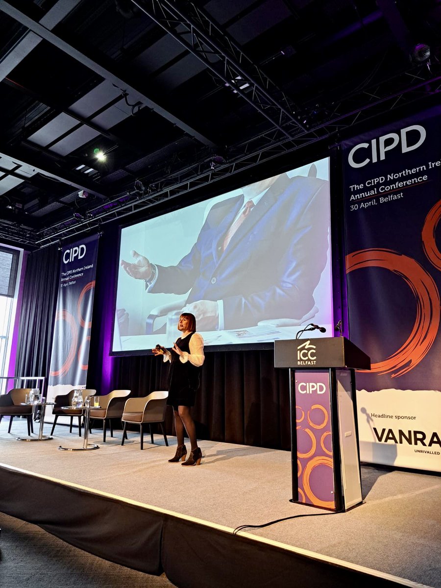 Who has ever had imposter syndrome? Cally Beaton was the youngest and only female on the board of ITV. Apart from Cally and one other person, everyone else on the board went to the same public school. 
#CIPDNIConf24