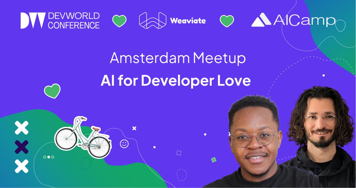 Is AI-first the new mobile-first? Join us on May 7th in Amsterdam for our AI for Developer Love event with @aicampai, @devworld_conf and @unbody_io! @malgamves and @amirhouieh will be exploring what multimodality and modern streamlined AI pipelines can do for you today to…