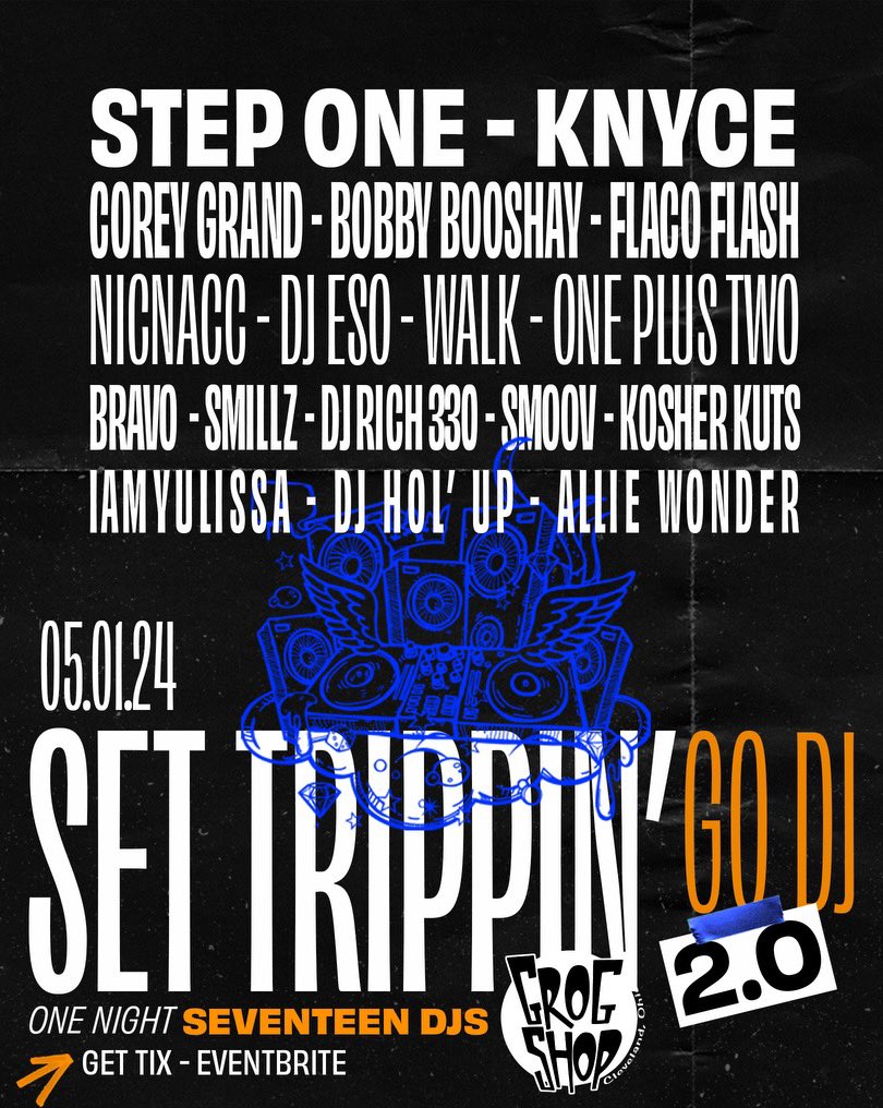 Tomorrow at the Grog!!! 

Crazy line up of DJs!!!