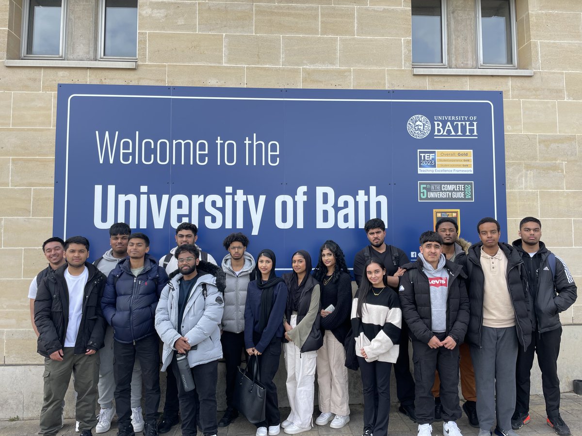 Exploring pathways to excellence! Today 60 Year 12 #MulberrySTEM Academy students immersed themselves in the dynamic world of engineering at @UniofBath. From mingling with undergraduates to soaking in the sights of Bath, it was a day of inspiration and discovery! #STEM 🌟