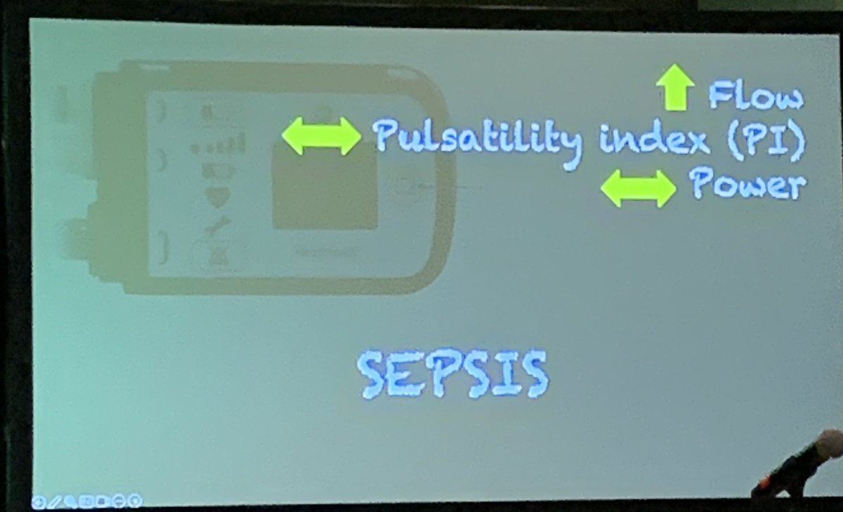Check the #LVAD settings.  Low flow + low PI + low Power = preload problem. Low flow +low PI+ high Power= obstruction, low flow + normal PI and power = sepsis. <a href="/Ewanemmd/">Ewan</a> #AEM24