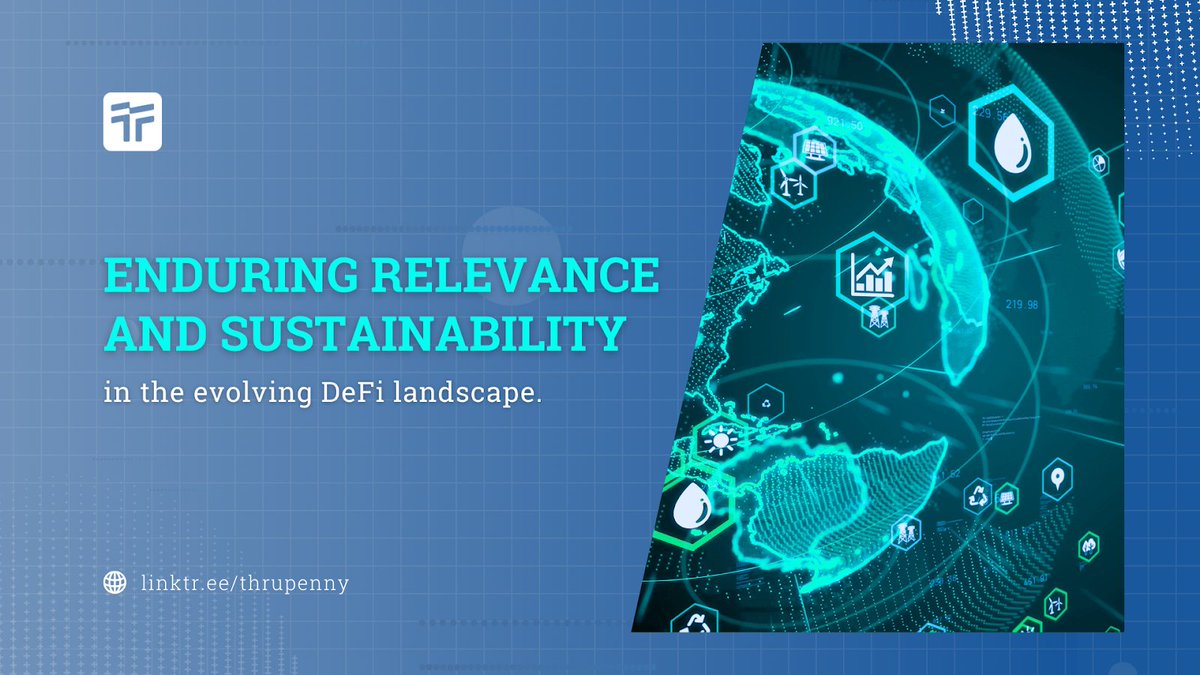 Join us on our roadmap to enduring relevance and sustainability in the fast-evolving DeFi landscape. Learn more! 🚀 #DeFi #Thrupenny linktr.ee/thrupenny