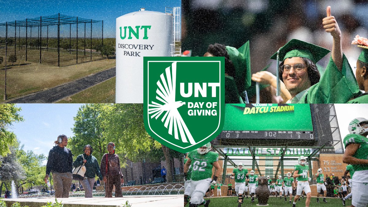 What makes you passionate about #UNT? Is it our green initiatives? @MeanGreenSports? Postgrad opportunities? Innovative Research? We could go on! Support the area that makes YOU proud to wear #MeanGreen this #UNTDayOfGiving. ➡️ givingday.unt.edu