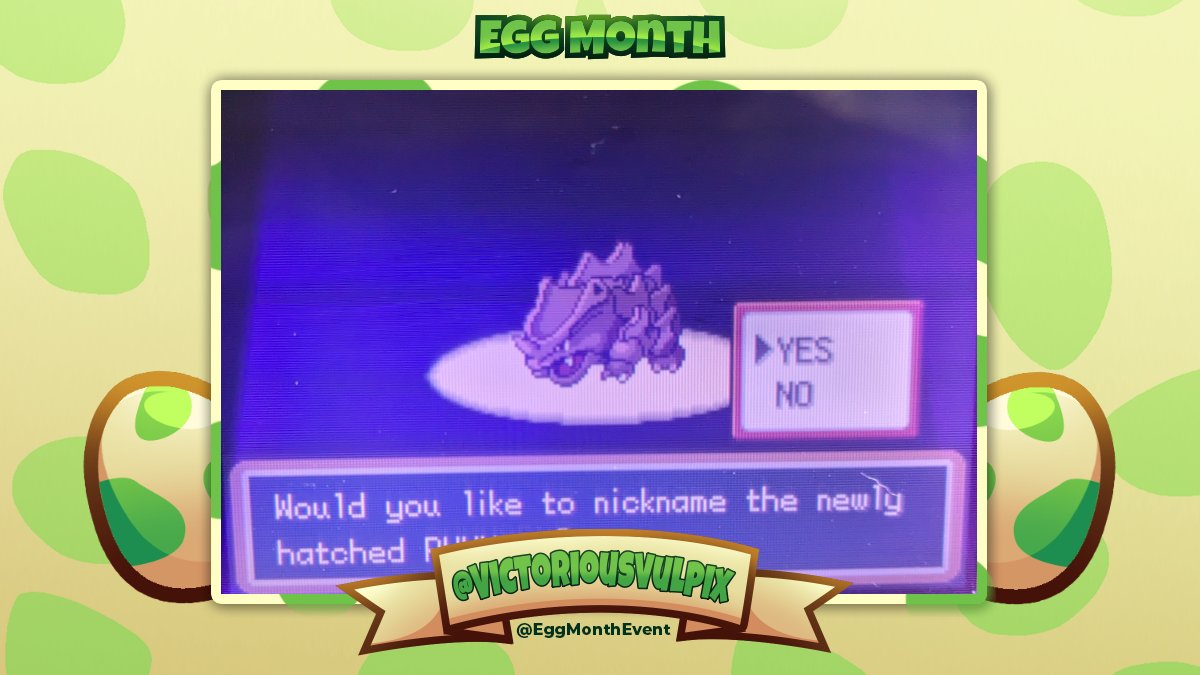 Congratulations to VictoriousVulpix for finding a shiny Rhyhorn during #EggMonth2024!!